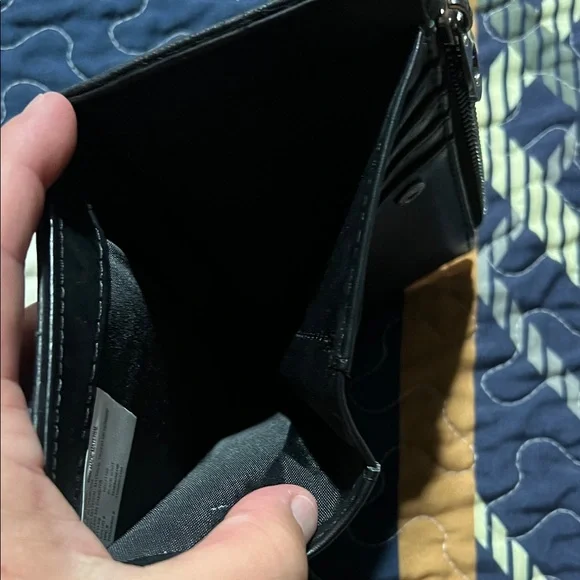 Black Leather Men's Bag - Picture 3 of 3